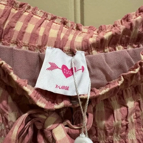 Buddy Love Pink Gingham Maxi Dress - Picture 4 of 6